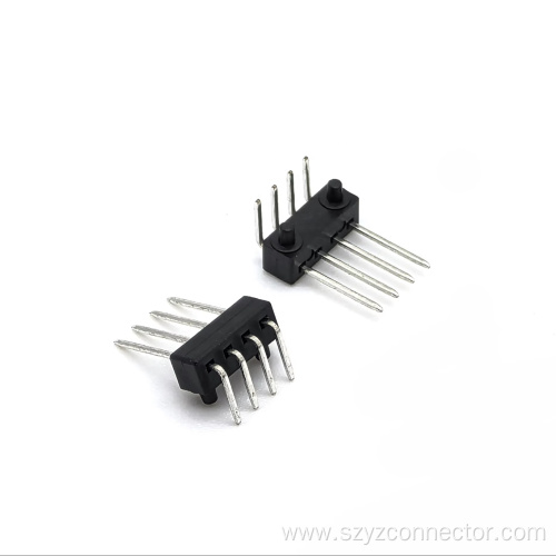 2.0mm Pitch Pin header Connector Single Row Right Angle SQ0.5mm H3.0mm 1*4P